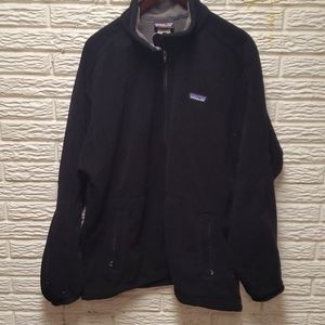 Patagonia heavy fleece jacket black XL